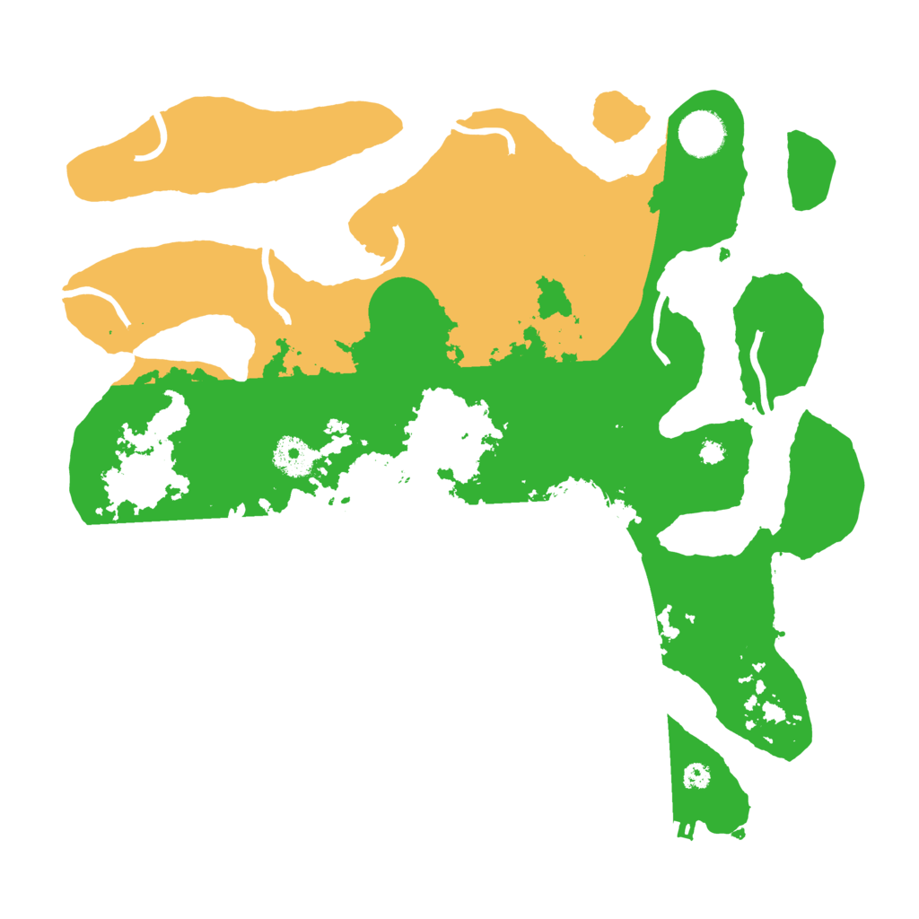 Biome Rust Map: Procedural Map, Size: 3500, Seed: 1062034