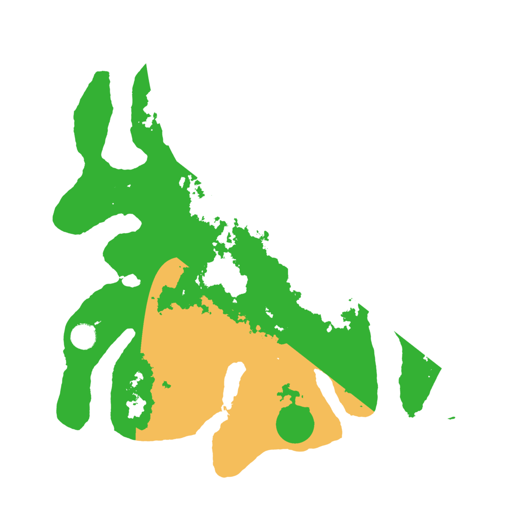 Biome Rust Map: Barren, Size: 3500, Seed: 1010655