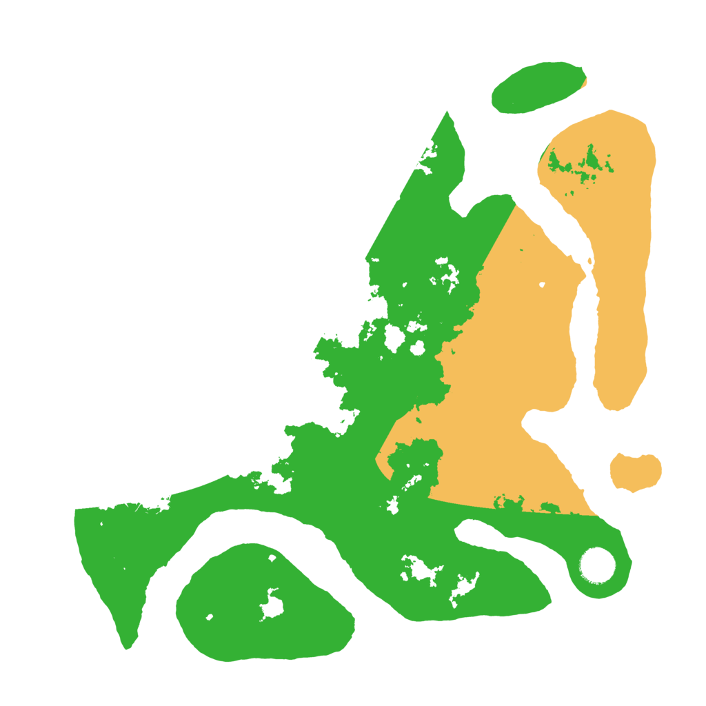 Biome Rust Map: Barren, Size: 3500, Seed: 1807271