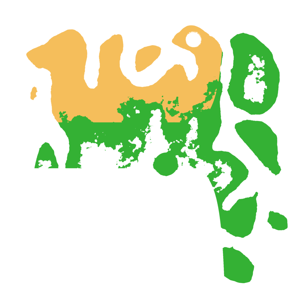 Biome Rust Map: Barren, Size: 3500, Seed: 3859611