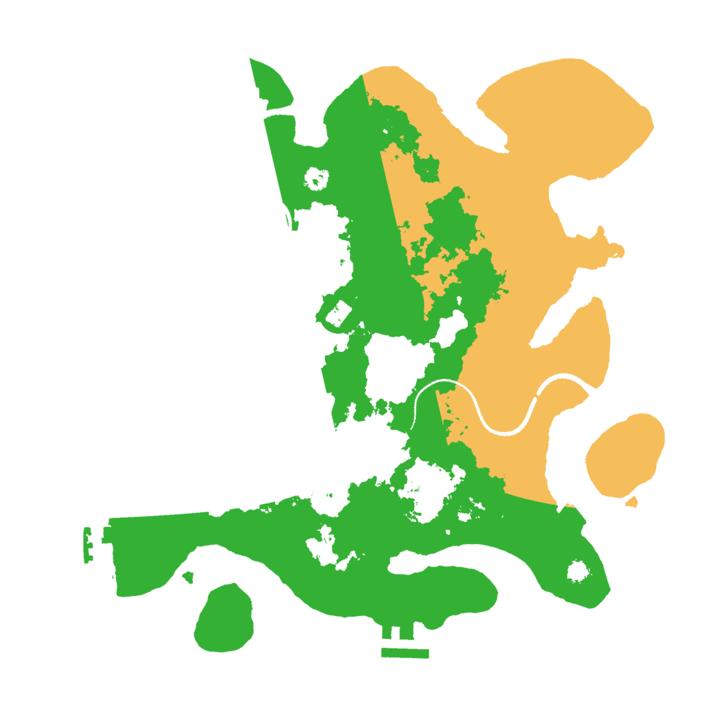Biome Rust Map: Procedural Map, Size: 3000, Seed: 65472