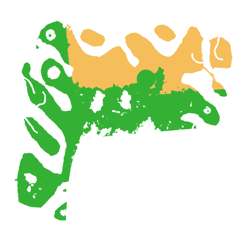 Biome Rust Map: Procedural Map, Size: 3500, Seed: 1418839772