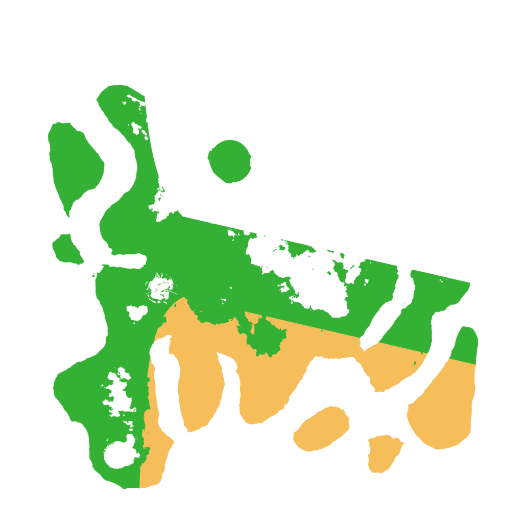 Biome Rust Map: Barren, Size: 3500, Seed: 6312822