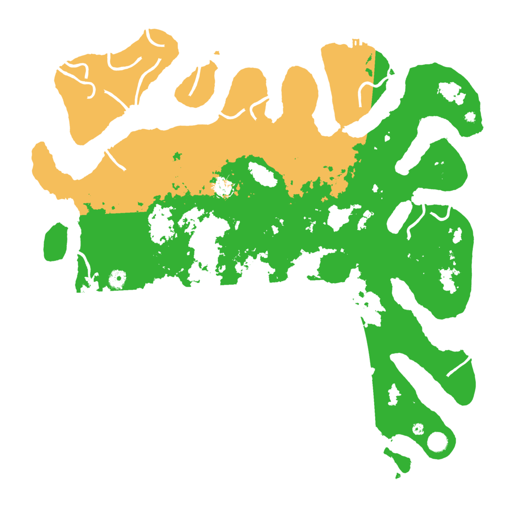 Biome Rust Map: Procedural Map, Size: 4500, Seed: 2617134