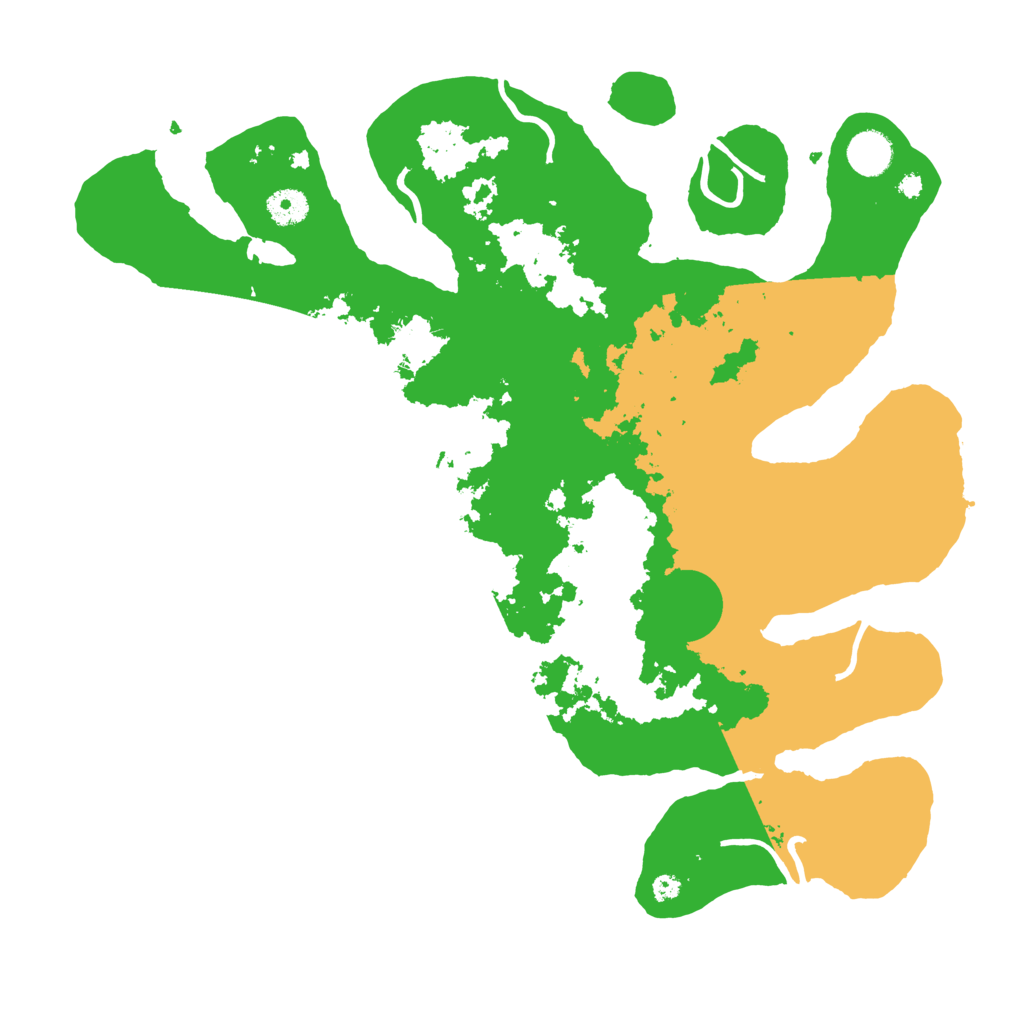 Biome Rust Map: Procedural Map, Size: 4000, Seed: 1140064