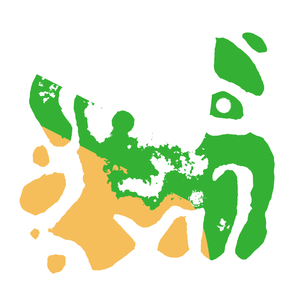 Biome Rust Map: Barren, Size: 3500, Seed: 3673810