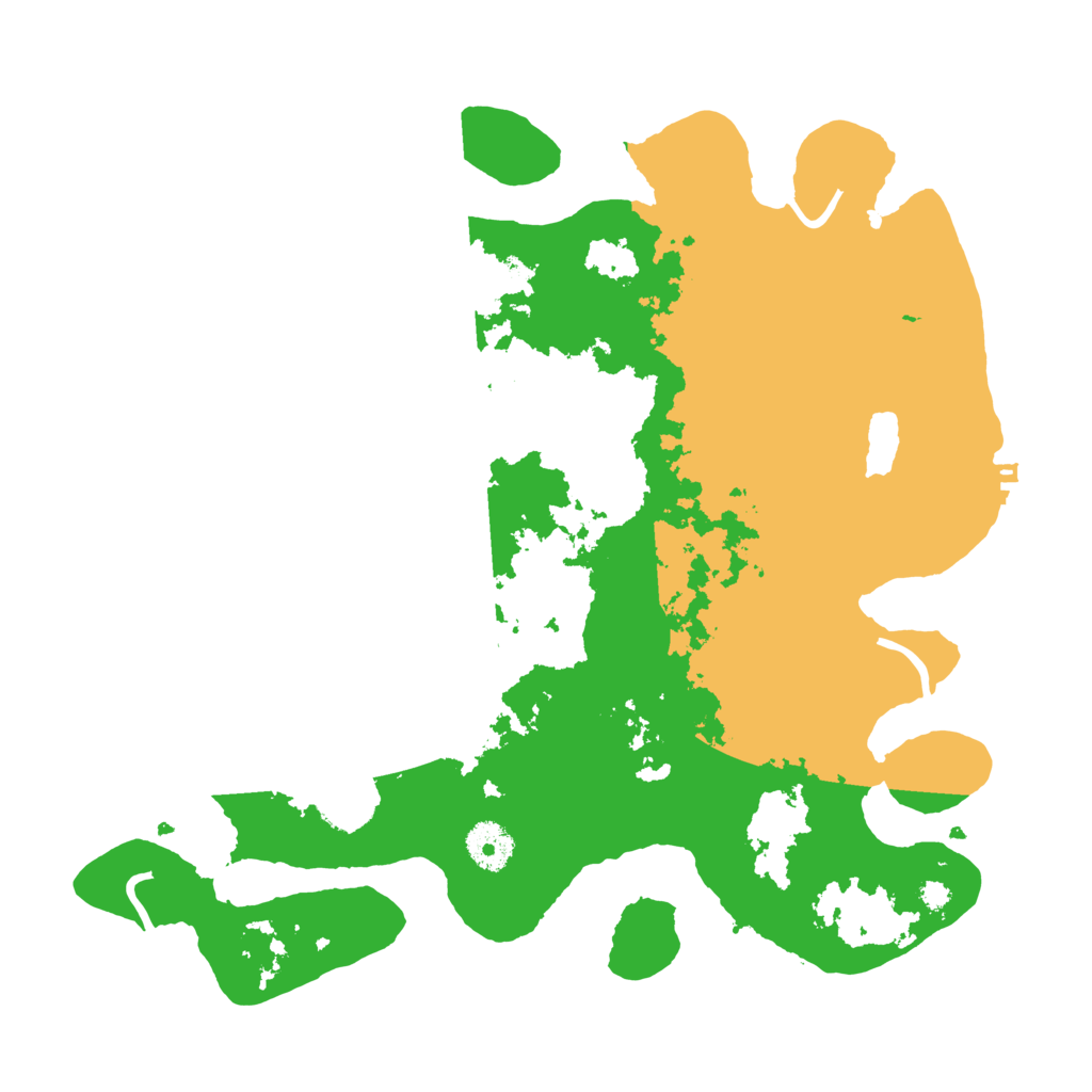 Biome Rust Map: Procedural Map, Size: 3500, Seed: 6413358