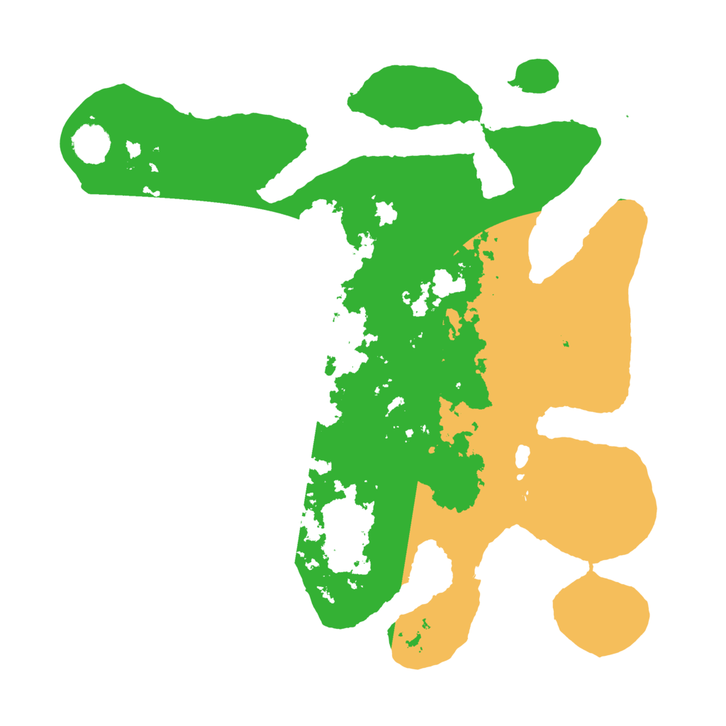 Biome Rust Map: Barren, Size: 3500, Seed: 1462025