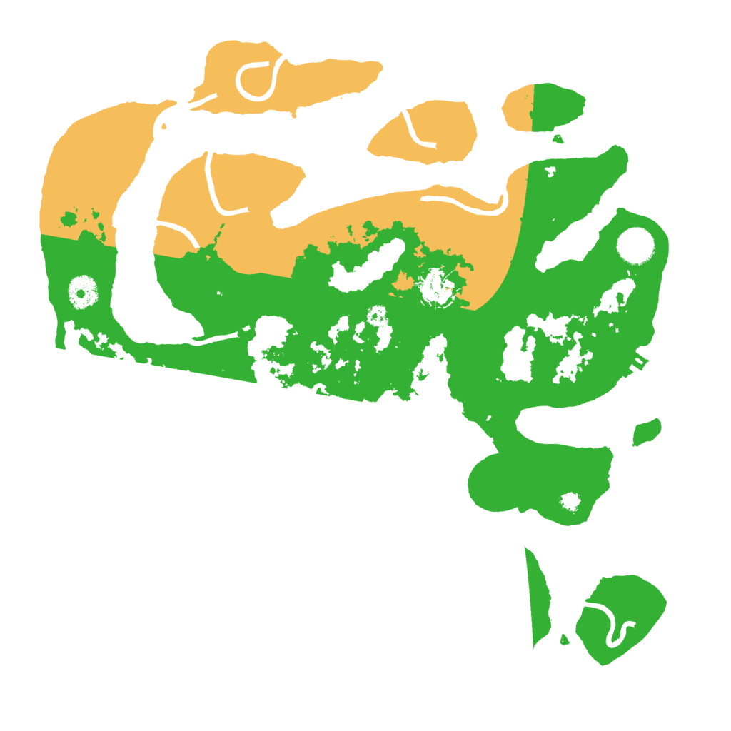 Biome Rust Map: Procedural Map, Size: 3500, Seed: 6340890