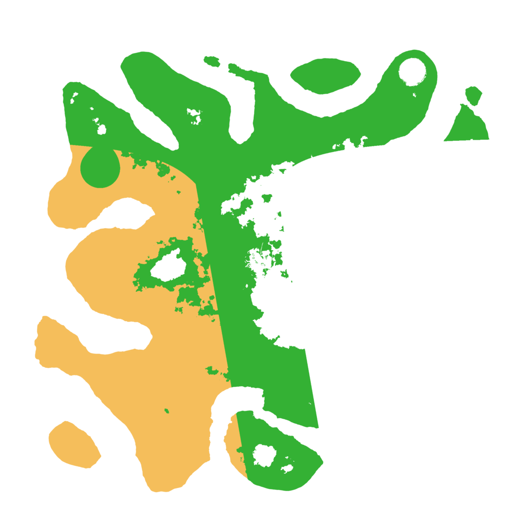 Biome Rust Map: Barren, Size: 3500, Seed: 6396230