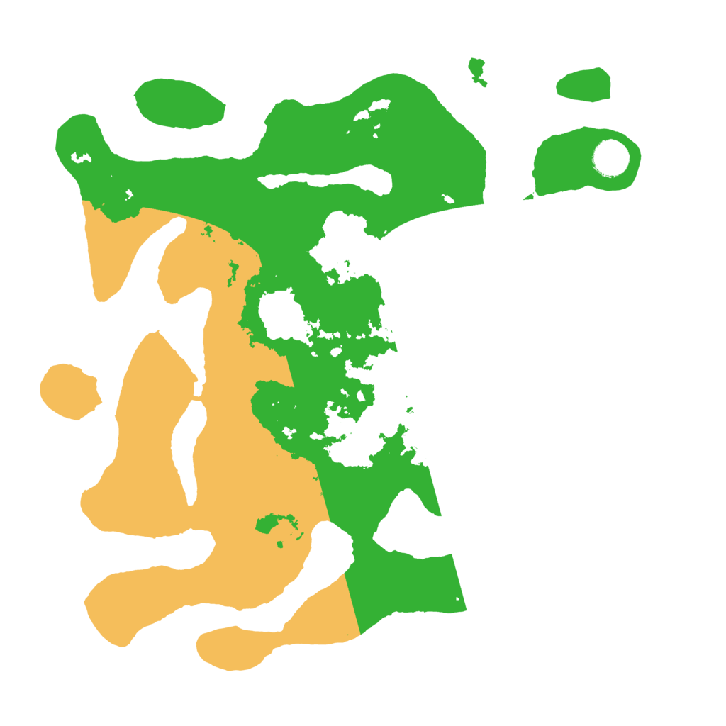 Biome Rust Map: Barren, Size: 3500, Seed: 3199968