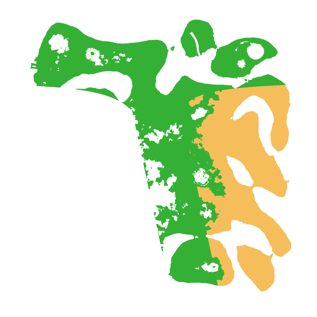 Biome Rust Map: Procedural Map, Size: 3500, Seed: 271589343