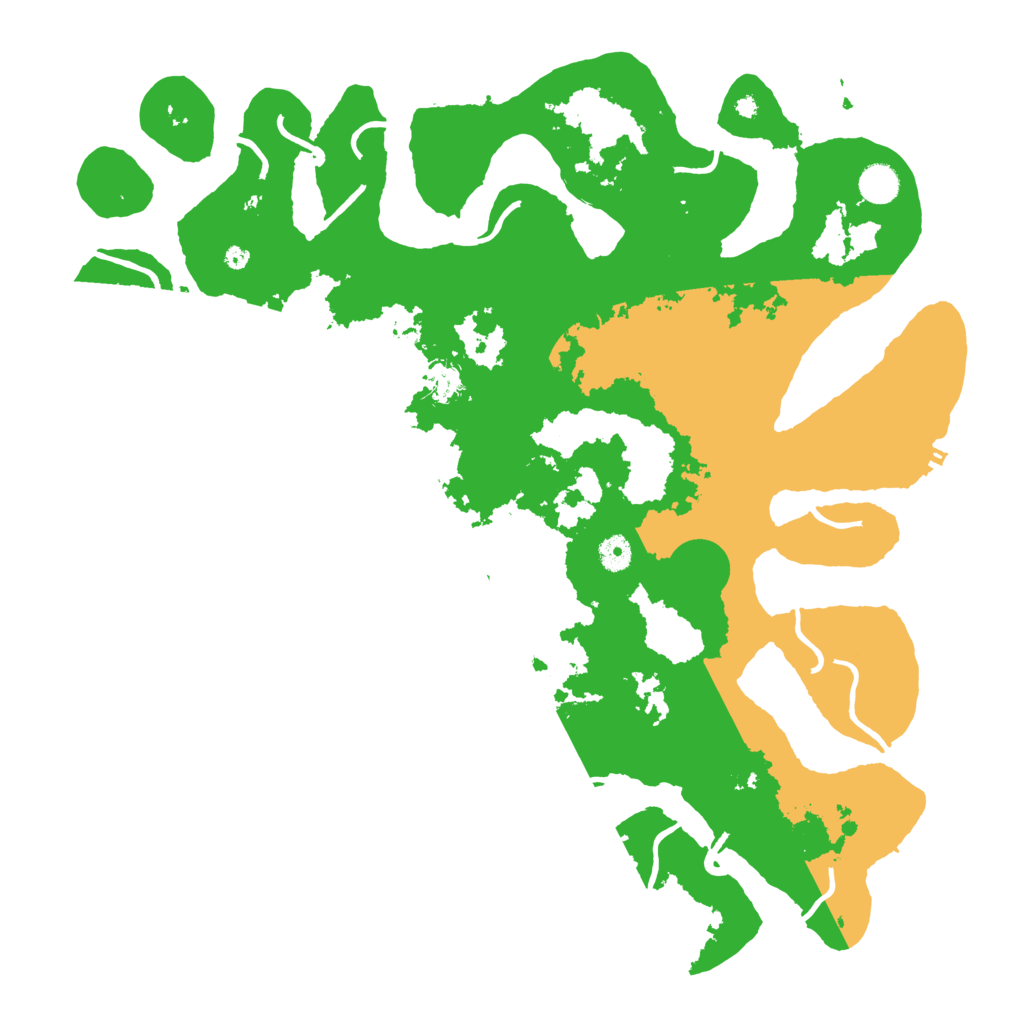 Biome Rust Map: Procedural Map, Size: 4500, Seed: 658917
