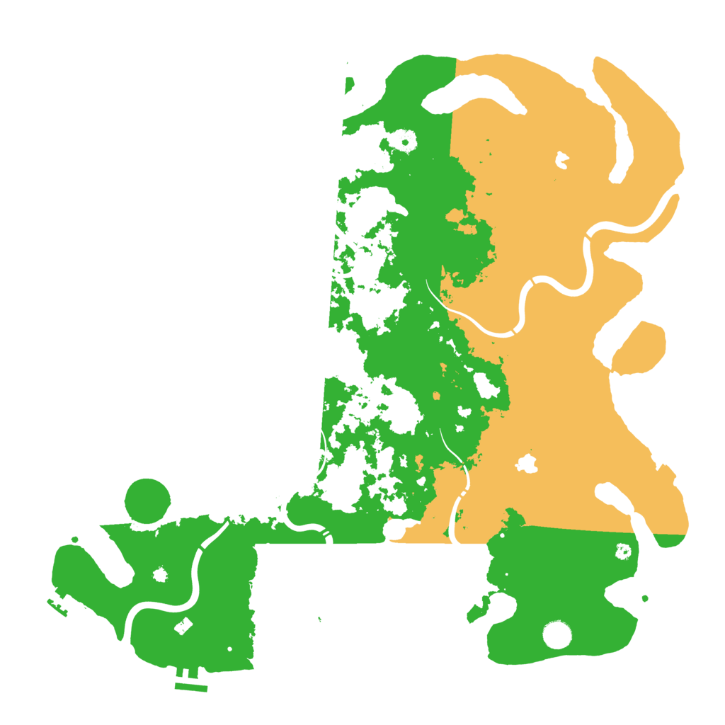 Biome Rust Map: Procedural Map, Size: 4500, Seed: 196066191