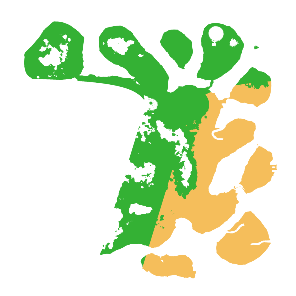 Biome Rust Map: Procedural Map, Size: 3500, Seed: 2884471