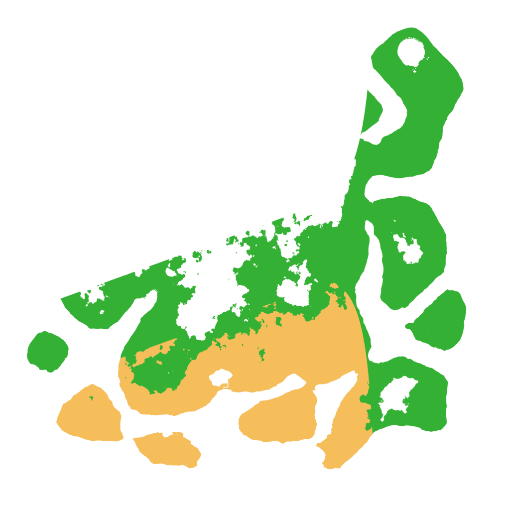 Biome Rust Map: Barren, Size: 3500, Seed: 5159479