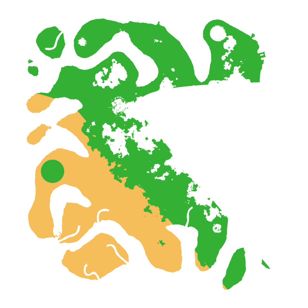 Biome Rust Map: Procedural Map, Size: 3500, Seed: 1209328