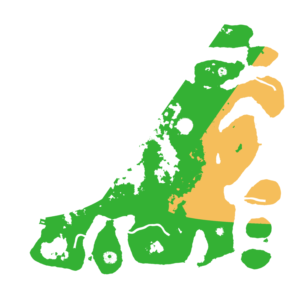 Biome Rust Map: Procedural Map, Size: 3500, Seed: 1350423