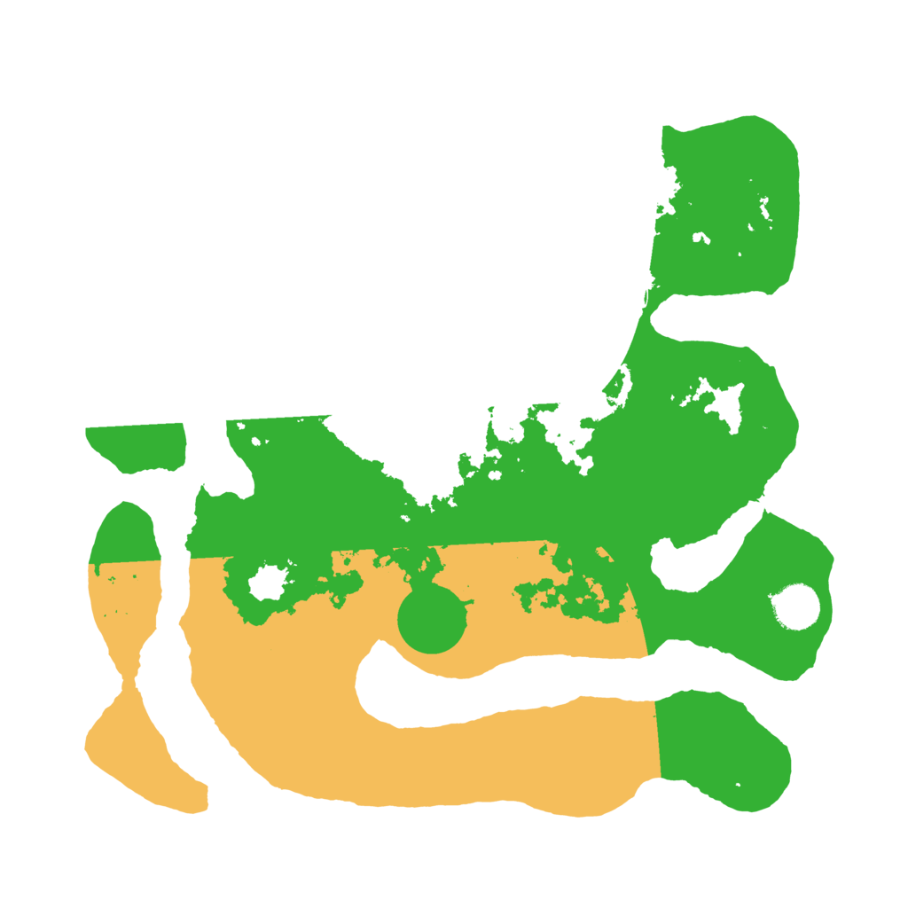 Biome Rust Map: Barren, Size: 3500, Seed: 4875193