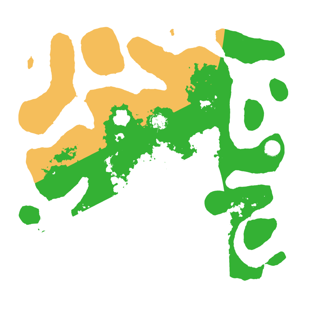 Biome Rust Map: Barren, Size: 3500, Seed: 5914092