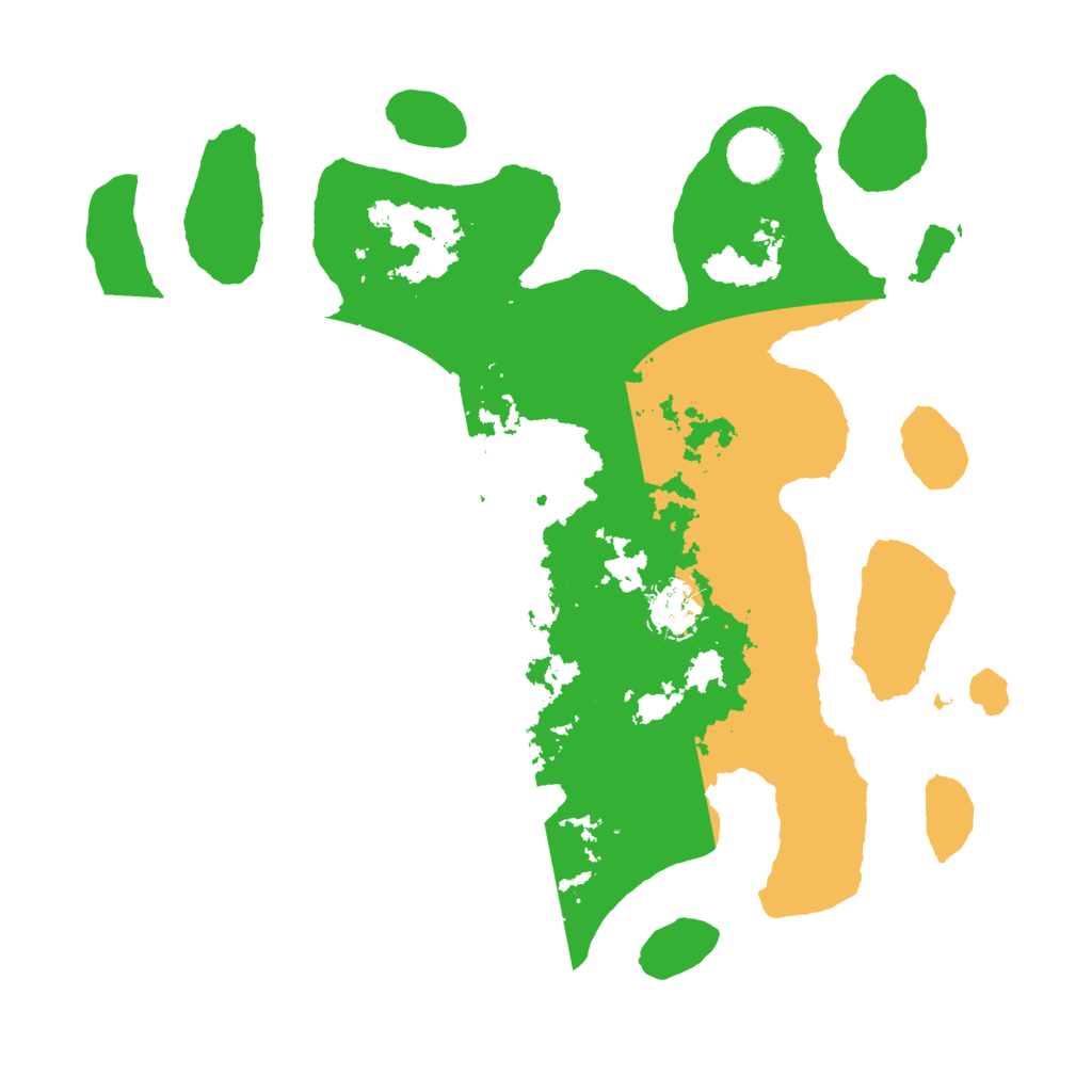 Biome Rust Map: Barren, Size: 3500, Seed: 5152690