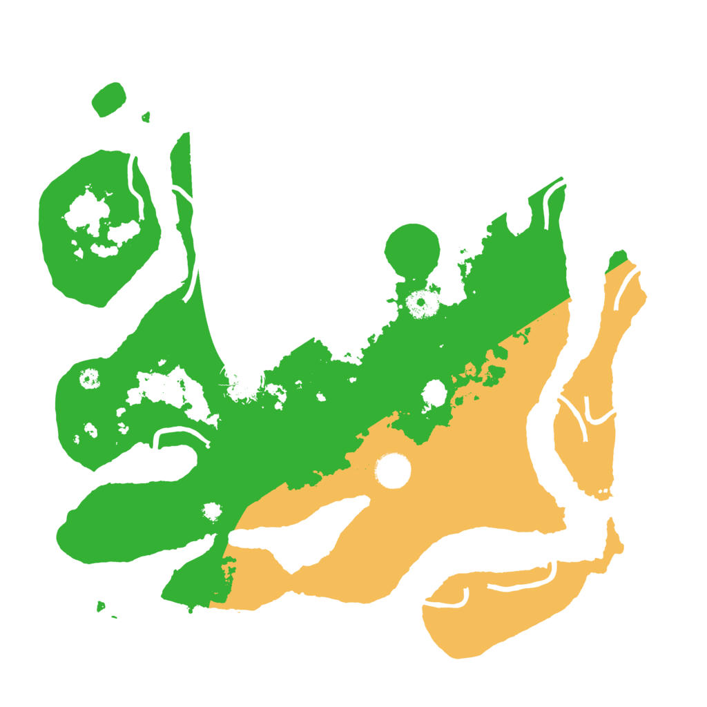 Biome Rust Map: Procedural Map, Size: 3500, Seed: 2190680