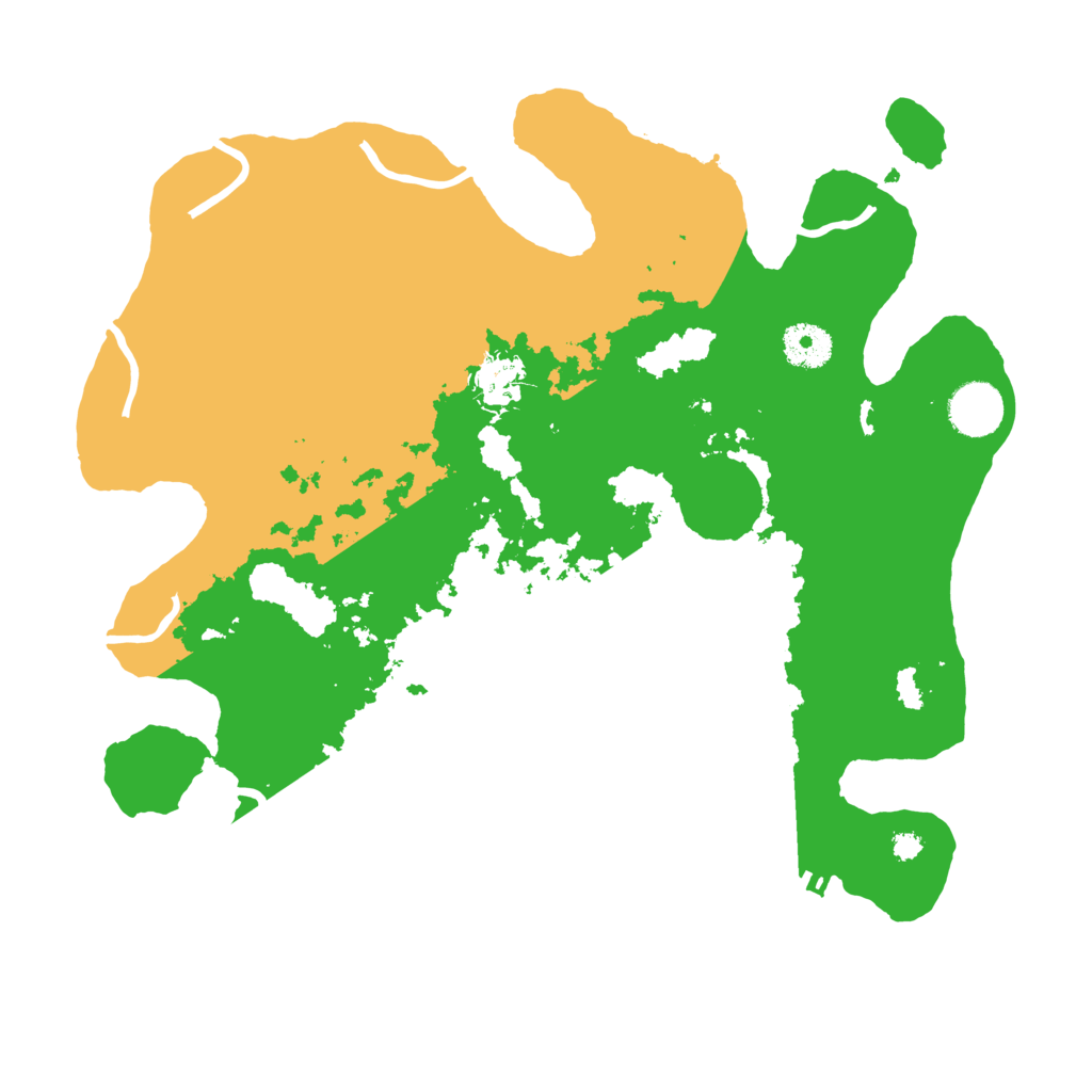 Biome Rust Map: Procedural Map, Size: 3500, Seed: 943505