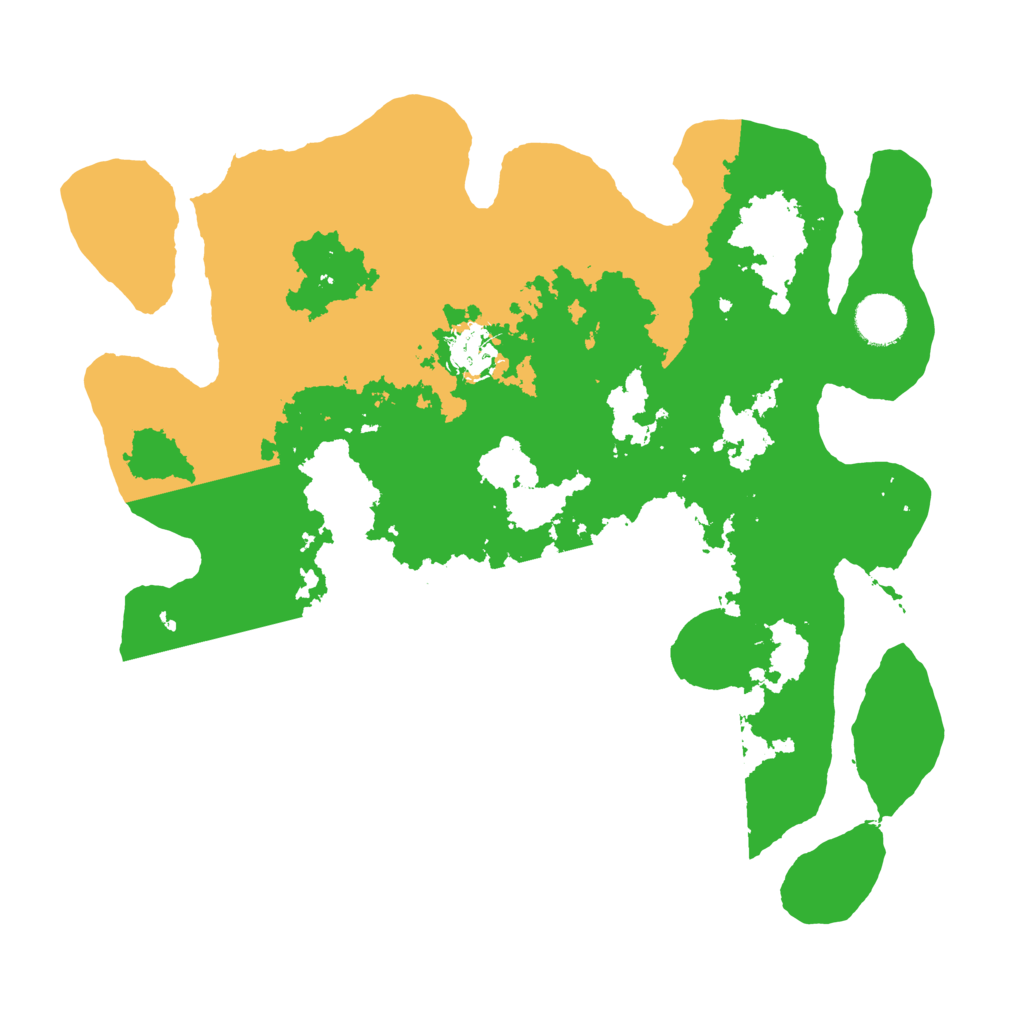 Biome Rust Map: Barren, Size: 3500, Seed: 790552