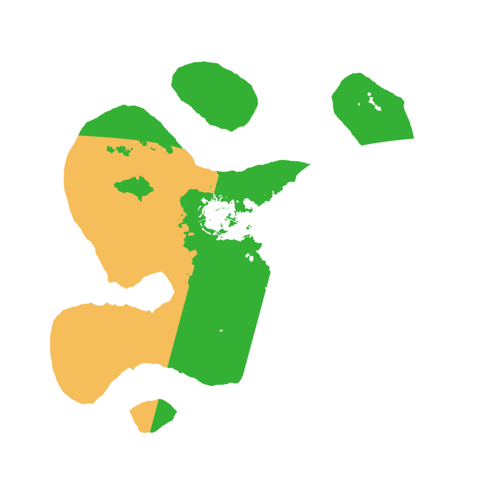 Biome Rust Map: Barren, Size: 2500, Seed: 22653