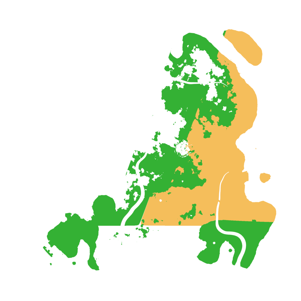 Biome Rust Map: Procedural Map, Size: 3500, Seed: 5530092