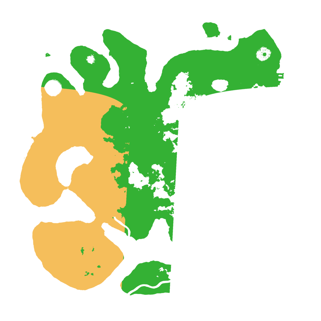 Biome Rust Map: Procedural Map, Size: 3500, Seed: 6278910