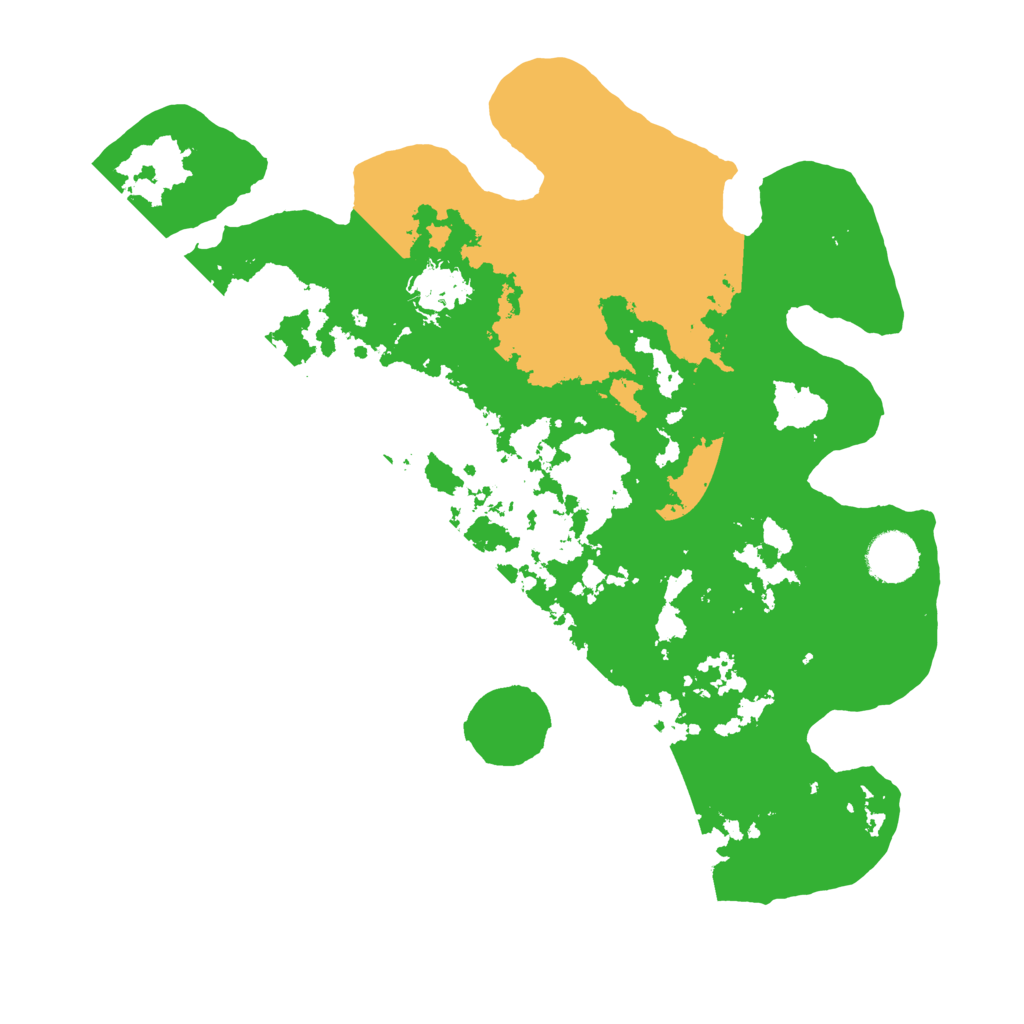 Biome Rust Map: Barren, Size: 3500, Seed: 78558