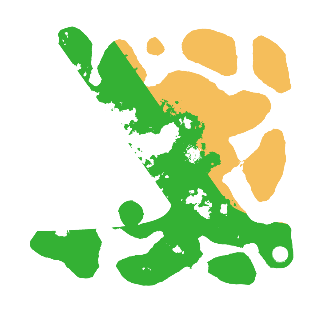 Biome Rust Map: Barren, Size: 3500, Seed: 5962396