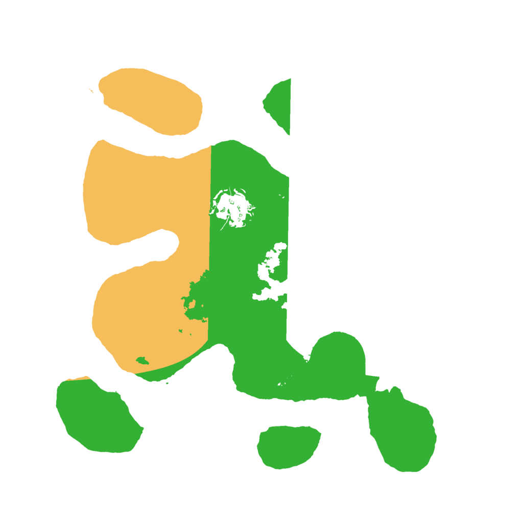 Biome Rust Map: Barren, Size: 2500, Seed: 333902