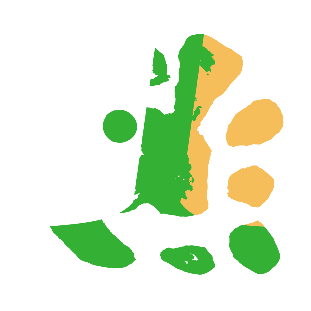 Biome Rust Map: Barren, Size: 2500, Seed: 1478576