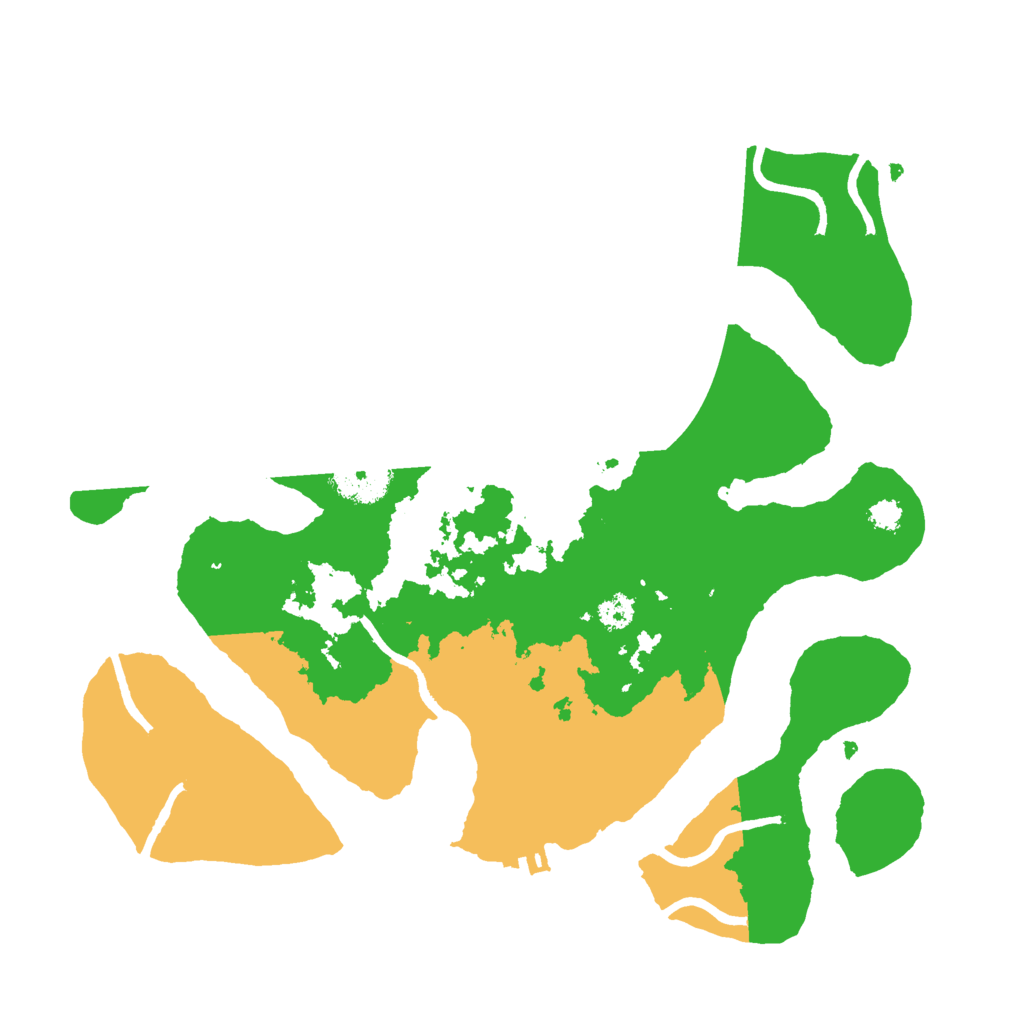 Biome Rust Map: Procedural Map, Size: 3000, Seed: 24289