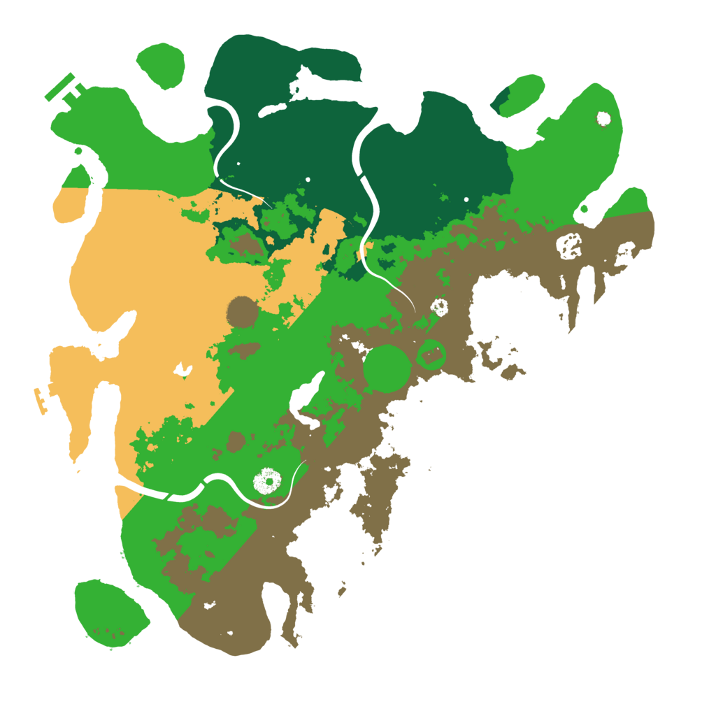 Biome Rust Map: Procedural Map, Size: 4000, Seed: 4967570
