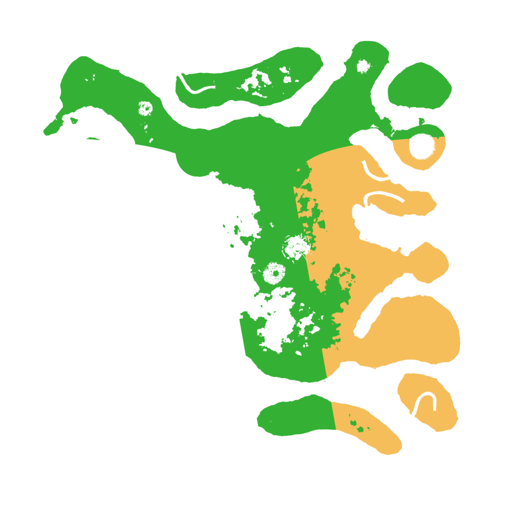 Biome Rust Map: Procedural Map, Size: 3500, Seed: 4756554