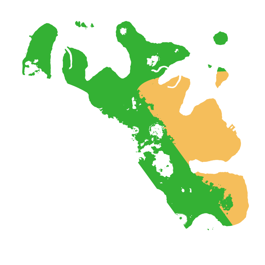 Biome Rust Map: Procedural Map, Size: 3500, Seed: 4453515