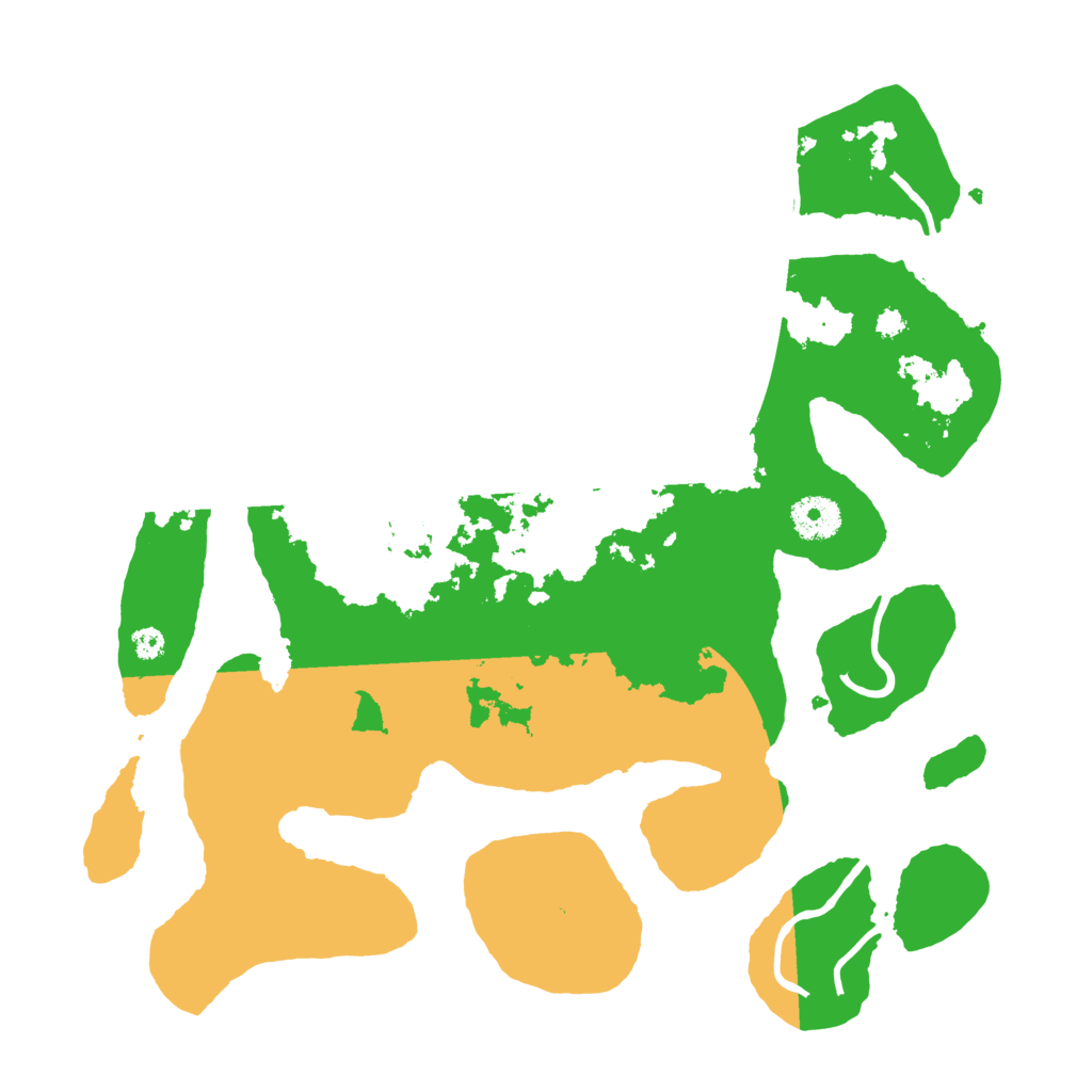 Biome Rust Map: Procedural Map, Size: 3500, Seed: 4420243