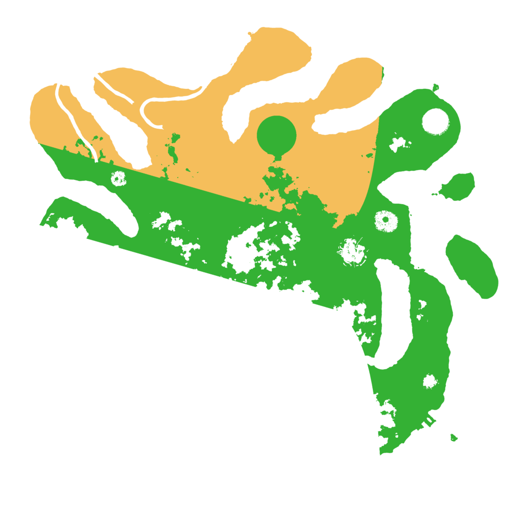 Biome Rust Map: Procedural Map, Size: 3500, Seed: 1006190