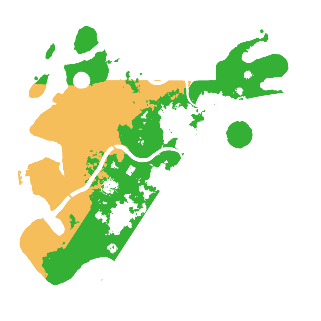 Biome Rust Map: Procedural Map, Size: 3500, Seed: 1534518
