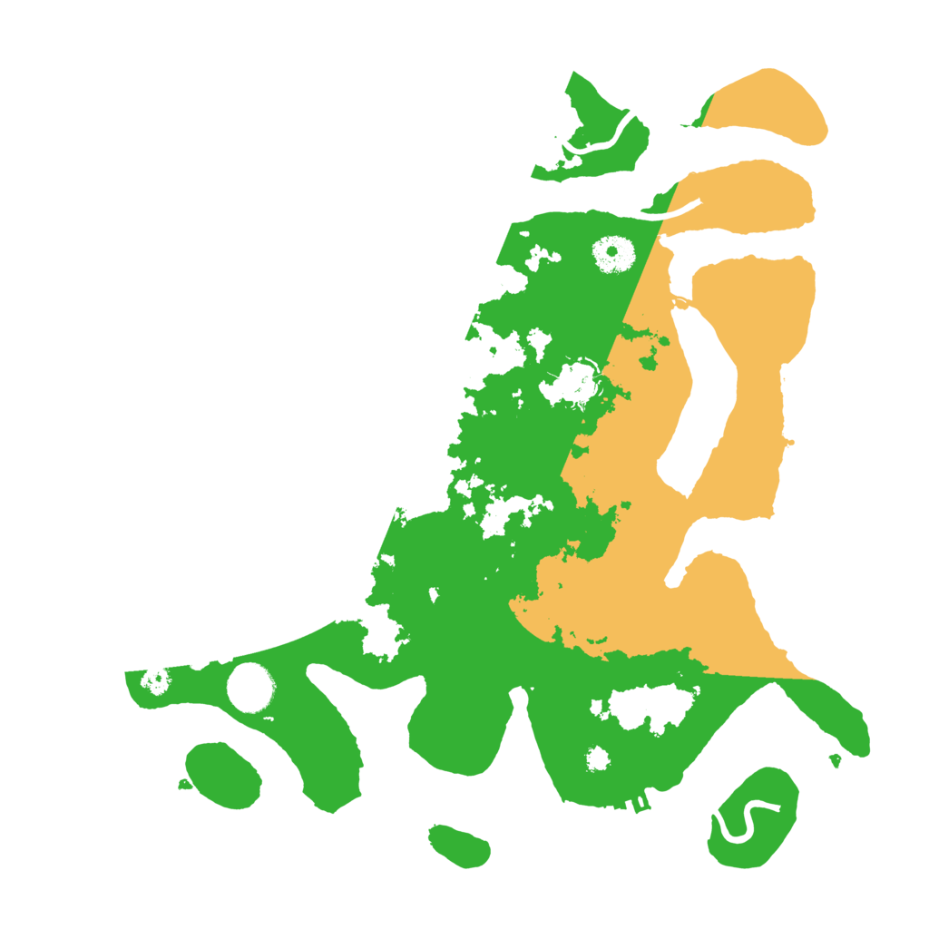 Biome Rust Map: Procedural Map, Size: 3500, Seed: 2579346