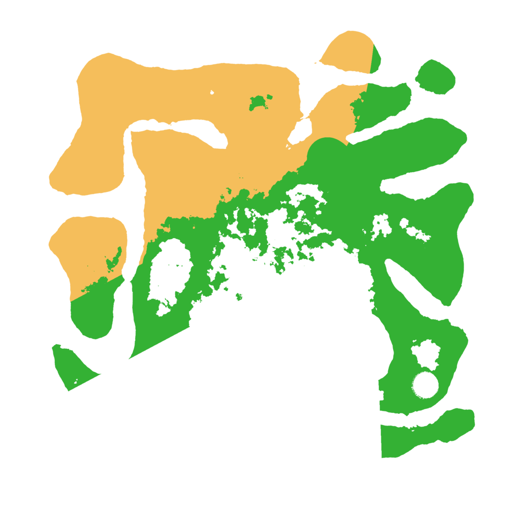 Biome Rust Map: Barren, Size: 3500, Seed: 1774261