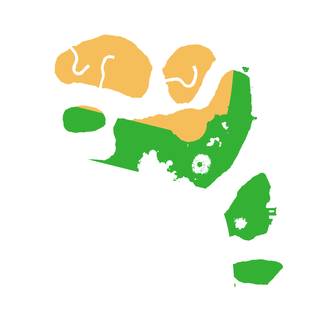 Biome Rust Map: Procedural Map, Size: 2500, Seed: 1637726695