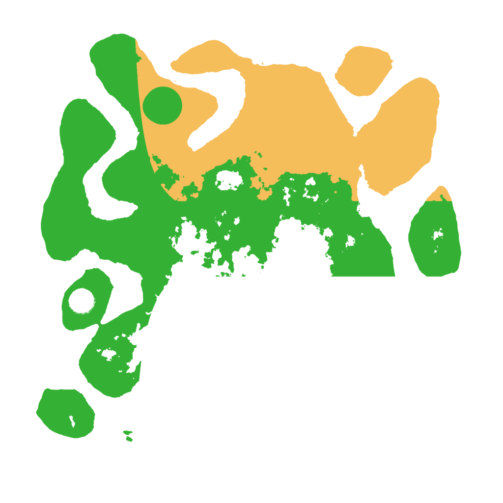 Biome Rust Map: Barren, Size: 3500, Seed: 1002275237