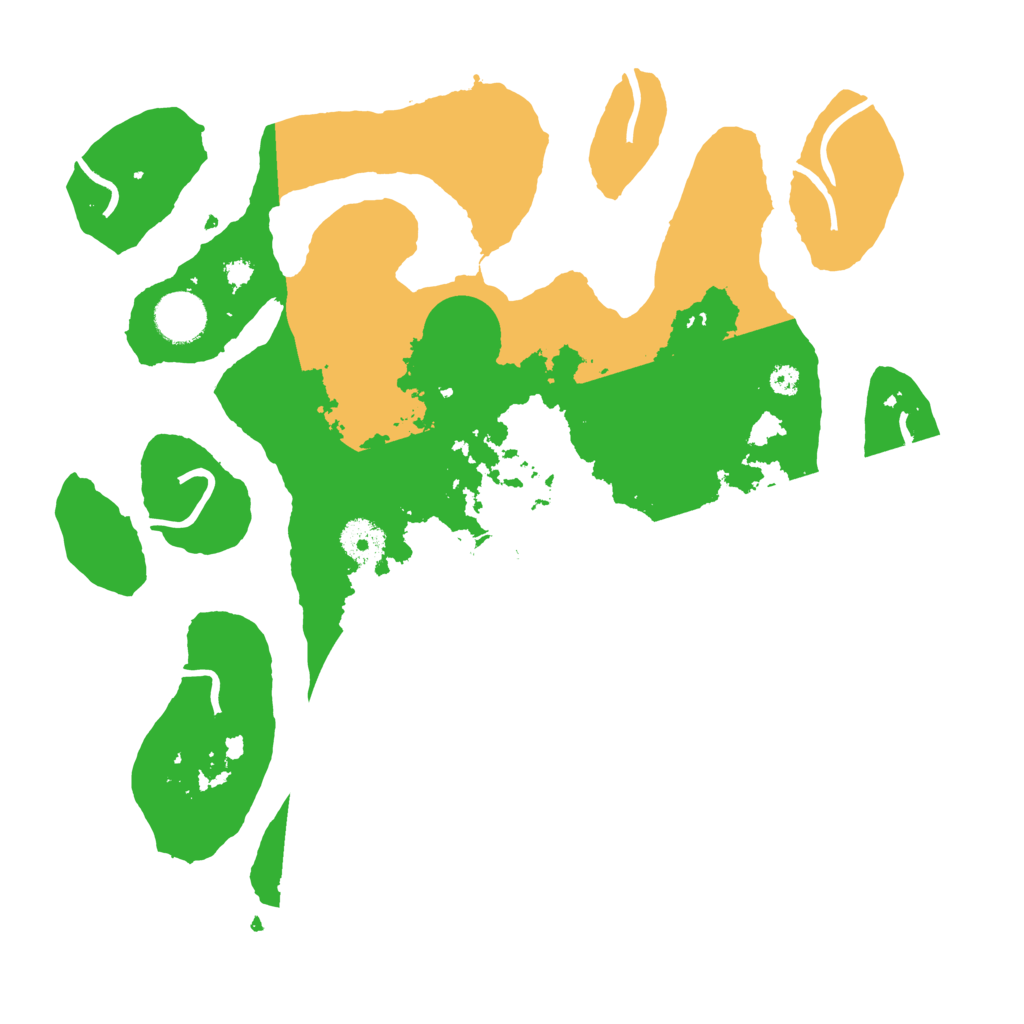 Biome Rust Map: Procedural Map, Size: 3500, Seed: 3613514