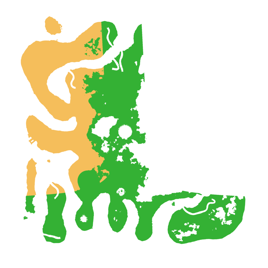 Biome Rust Map: Procedural Map, Size: 3500, Seed: 2916533