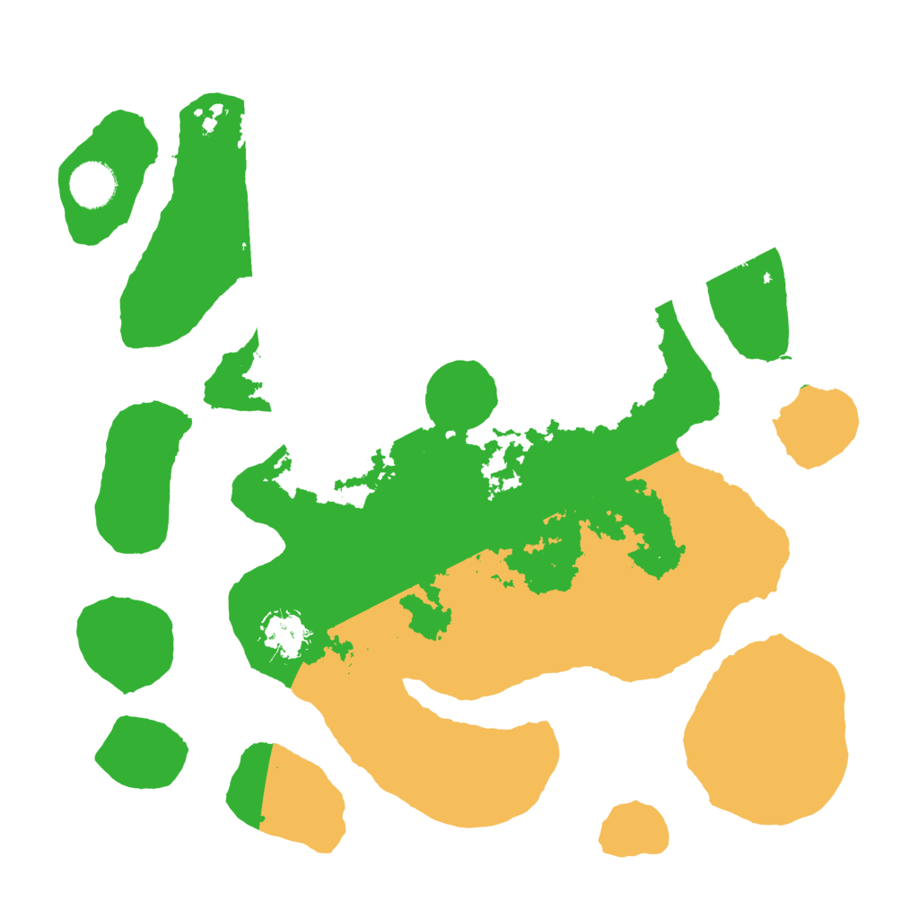 Biome Rust Map: Barren, Size: 3500, Seed: 3270032