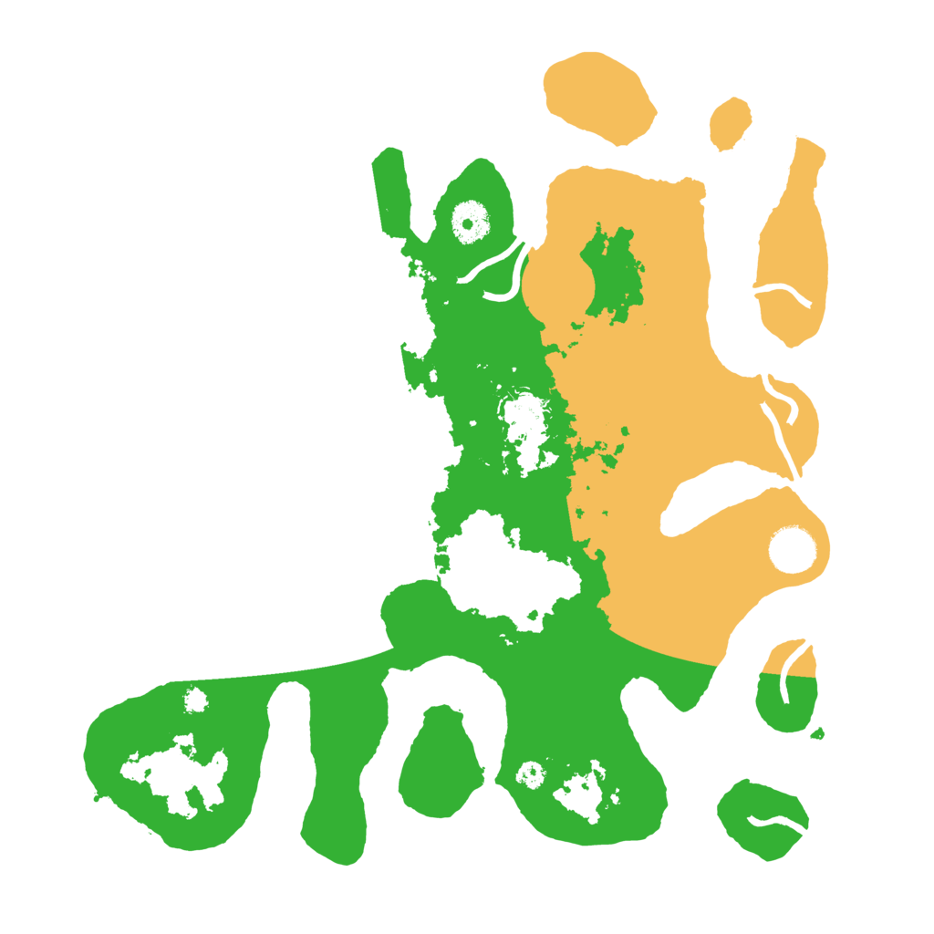 Biome Rust Map: Procedural Map, Size: 3500, Seed: 5443119